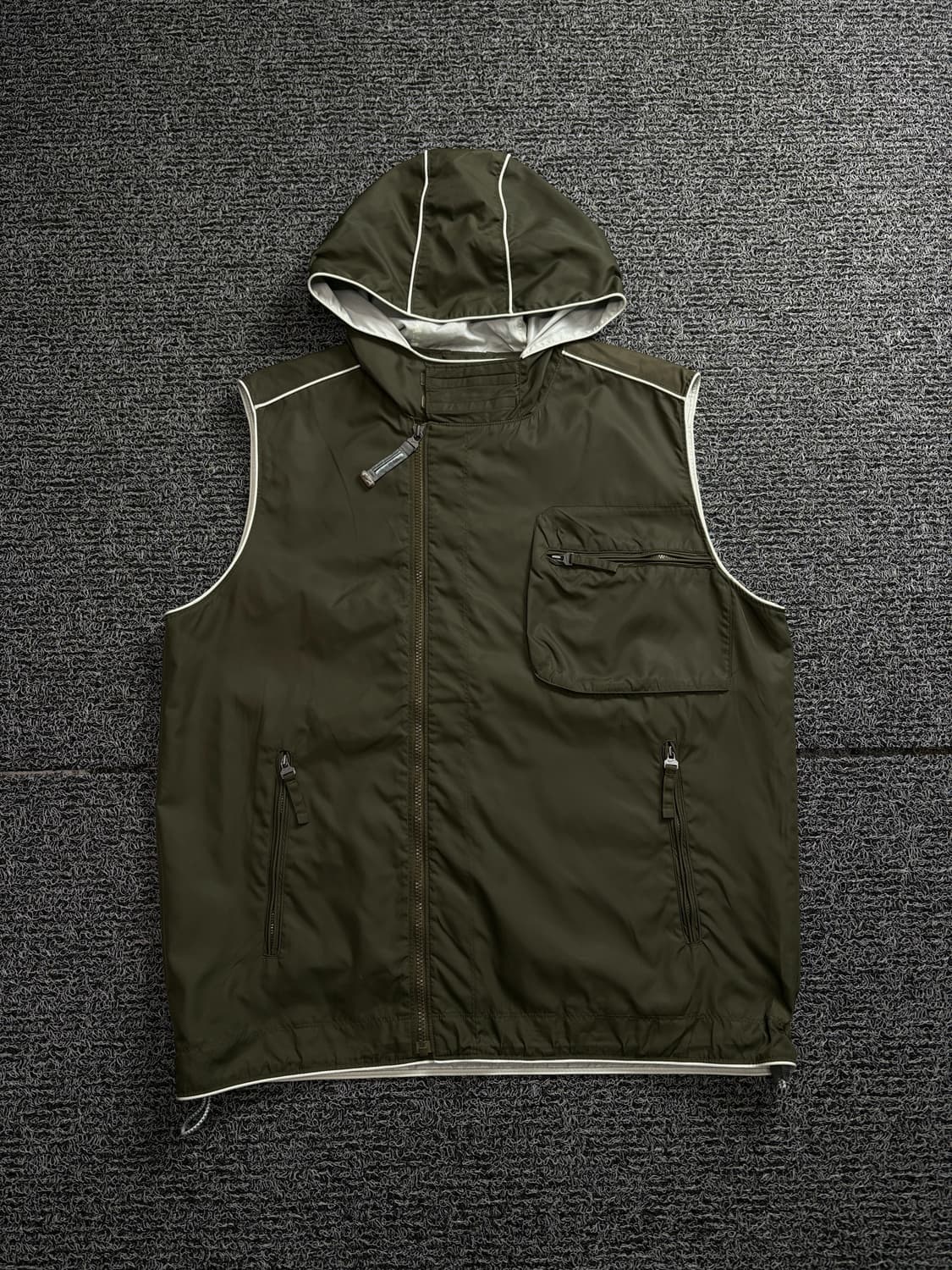 00s 나이키 올드스쿨 고프코어 나일론 후드 베스트 1712 상품이미지2