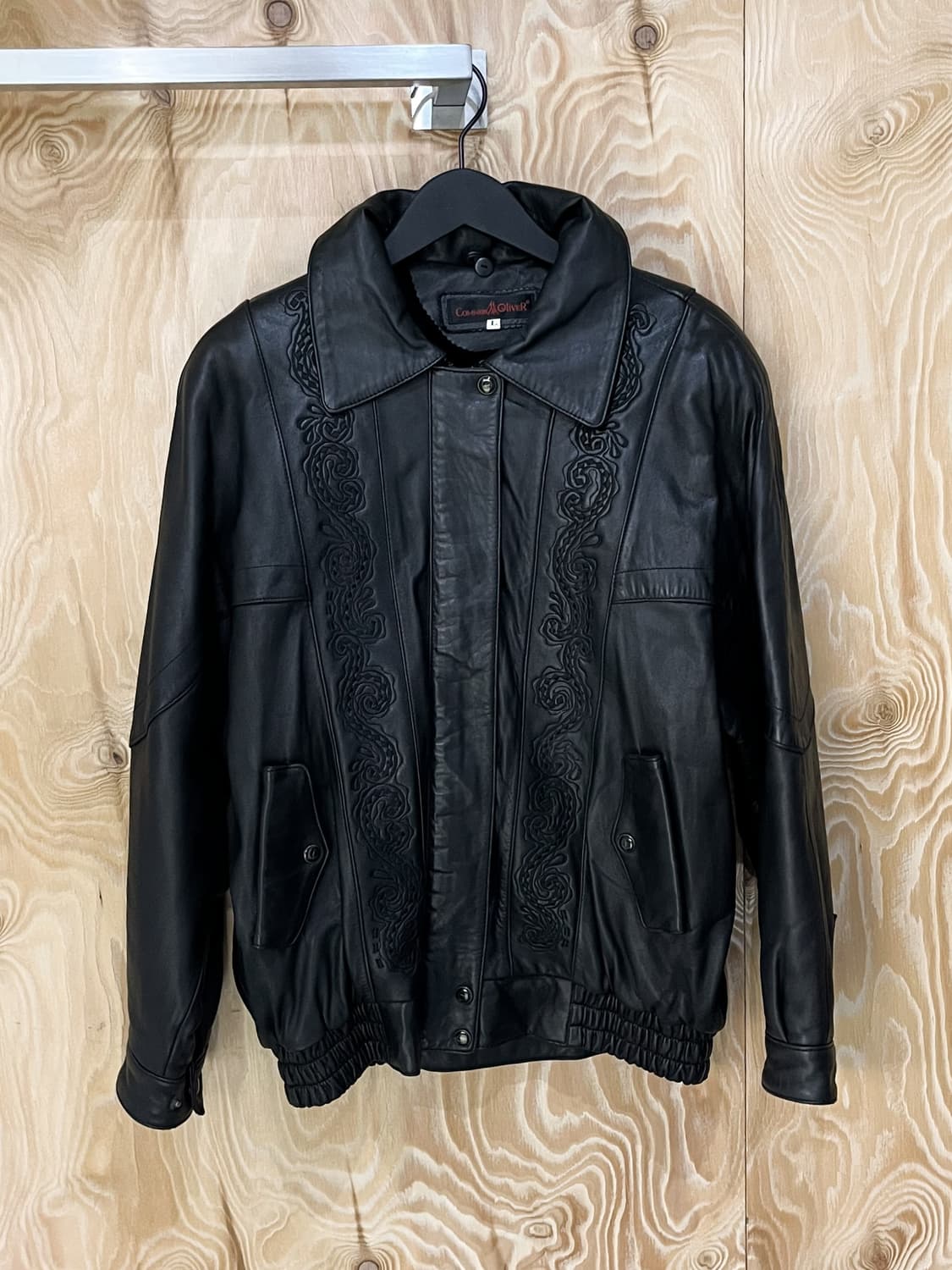 커먼 올리버 90's 잉카 트라이벌 레더 자켓 상품이미지1