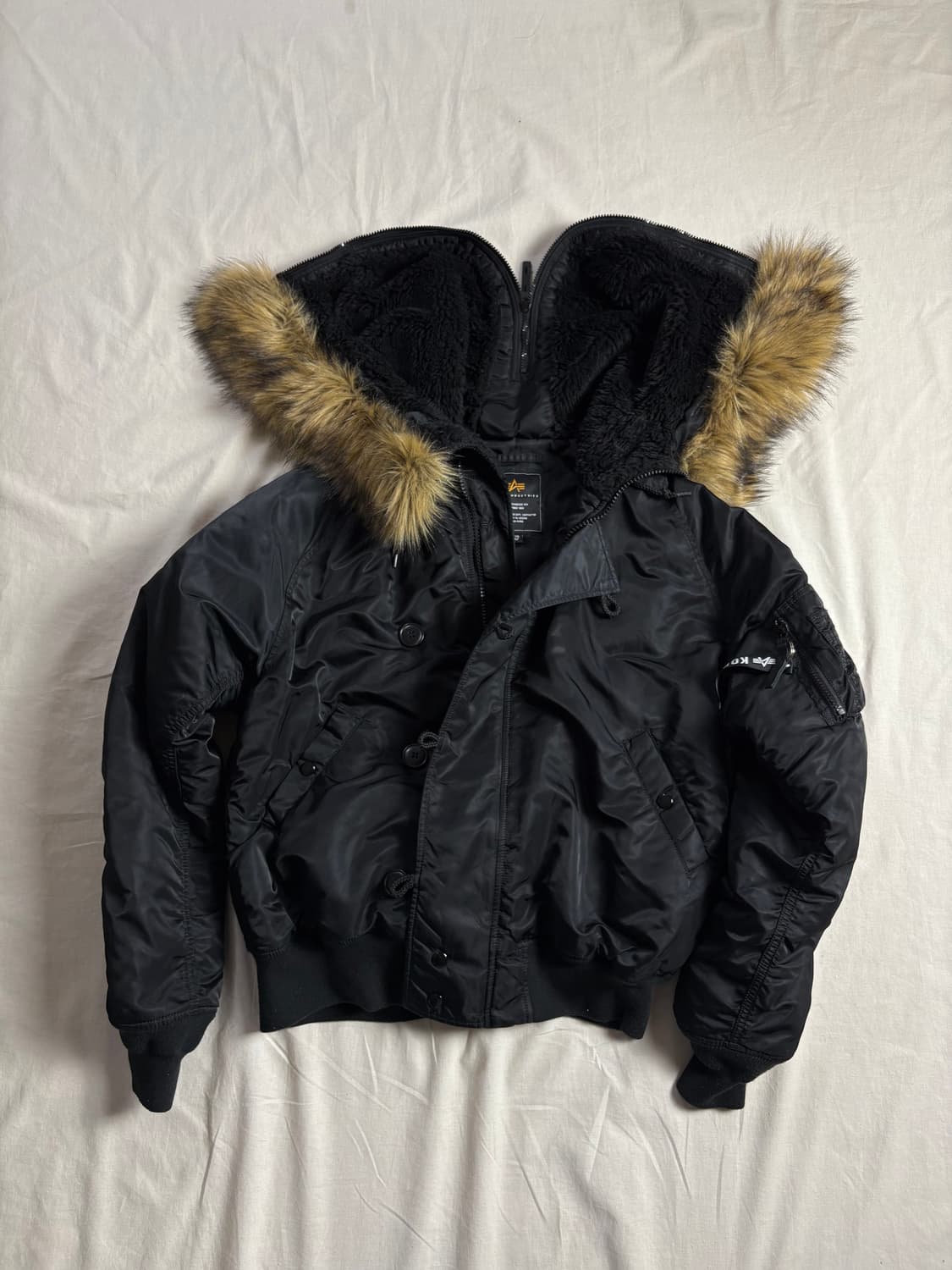 Alpha Industries 알파인더스트리 N-2B 쇼트웨이스트 XL 상품이미지4