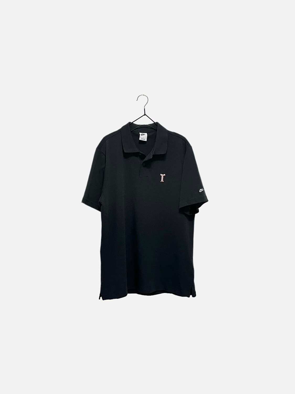 나이키 자수 패치 반팔 카라티 블랙 피케티 폴로티 pk티셔츠 상품이미지3