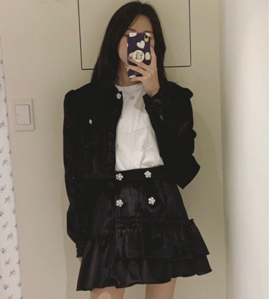 [s] lmml studio 벨벳 셋업 [오마이걸 유아 착용] 상품이미지1