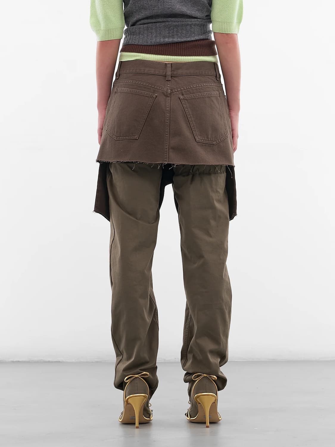 [S,M]어거스트 바론 All-in DISPLAY 데님 쇼츠/브라운 상품이미지4