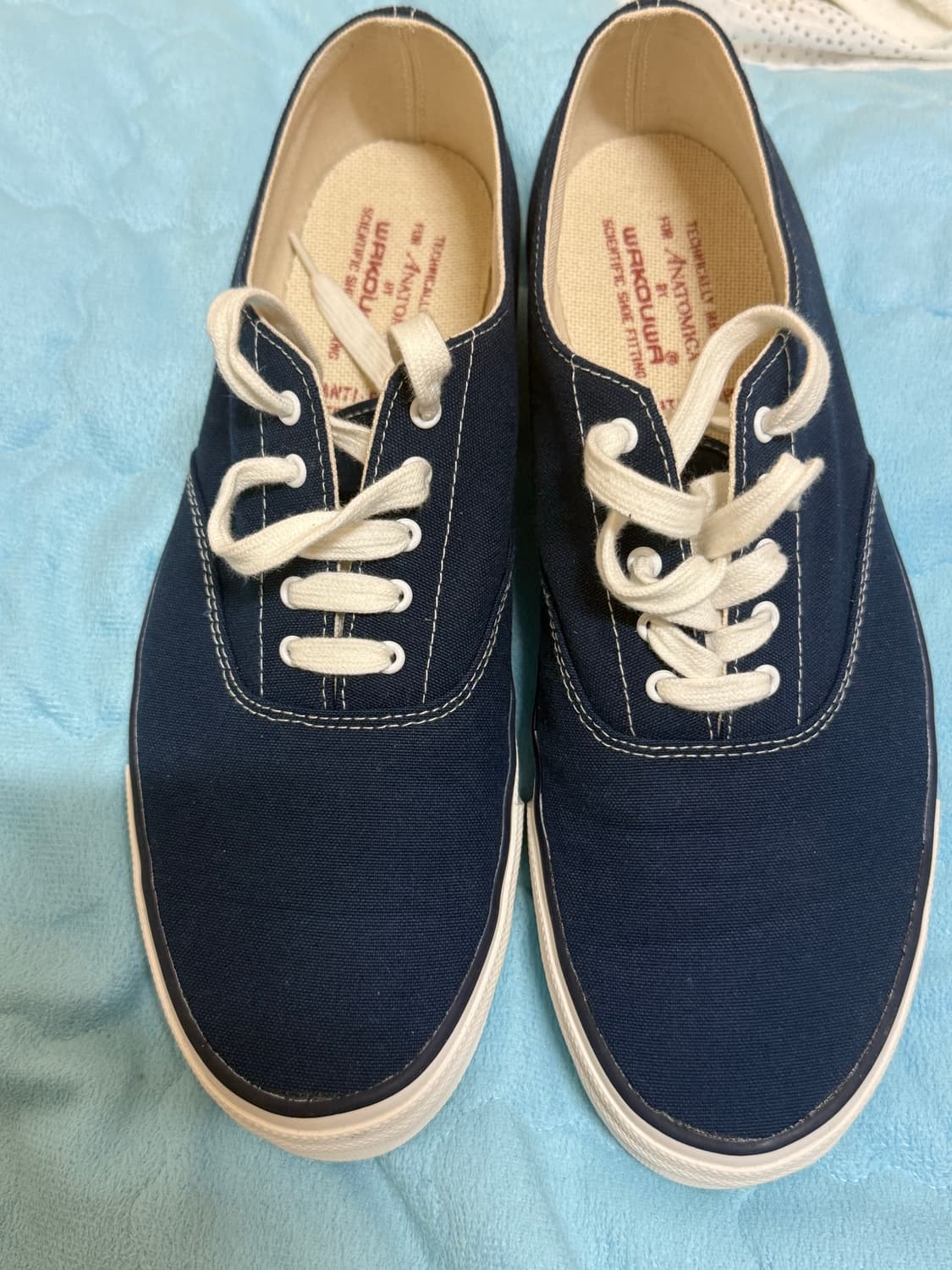 와쿠와 덱슈즈 네이비 270 새상품 상품이미지1