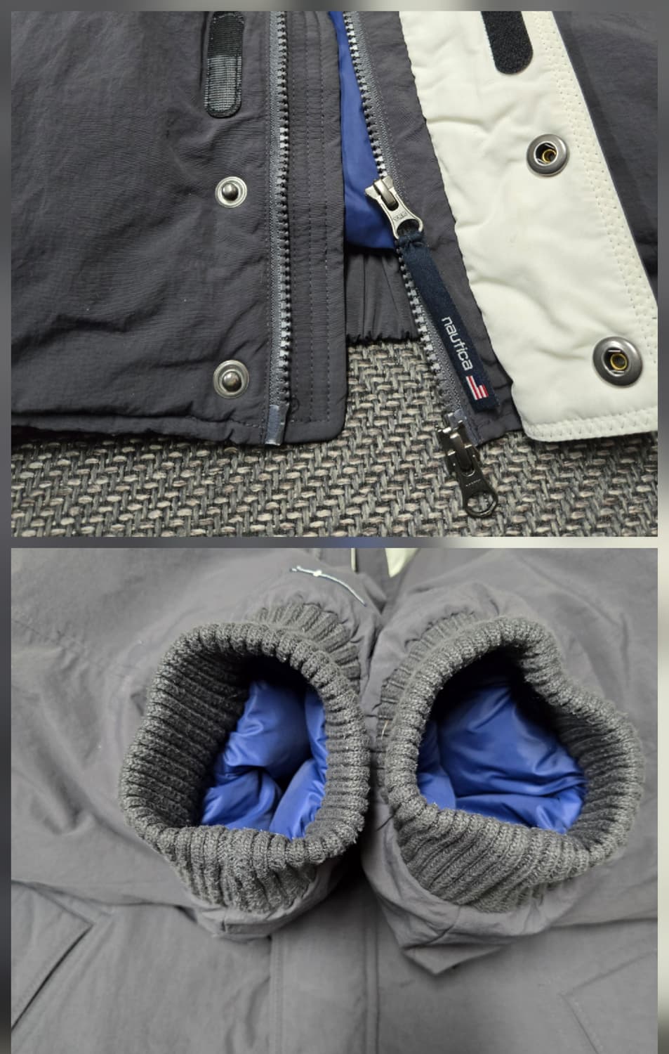 노티카 83플래그 요트 다운패딩 파카 차콜 상품이미지5