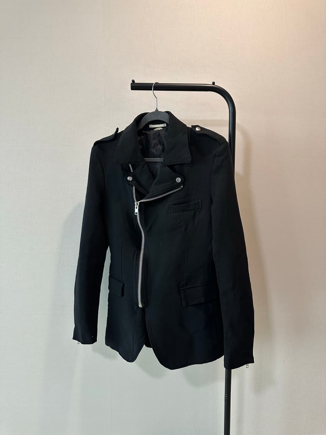 꼼데가르송 옴므 풀러스 2011 축융 폴리 라이더 디테일 블레이져 상품이미지3