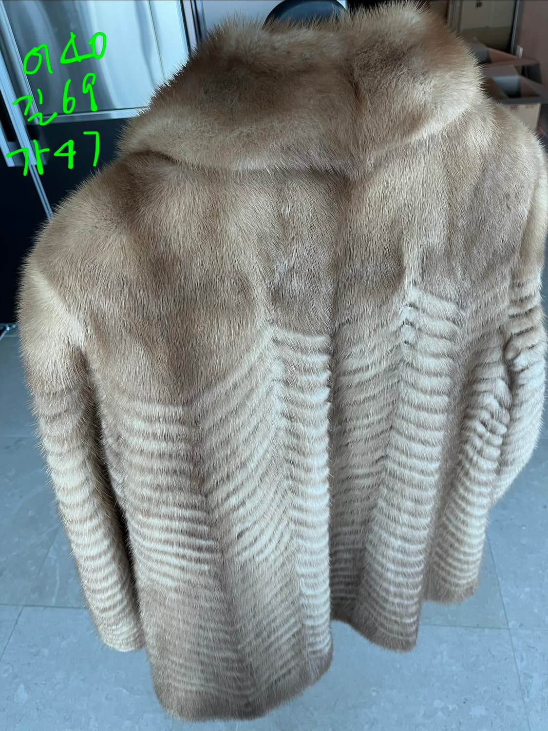 카푸치노 밍크퍼 자켓 상품이미지8