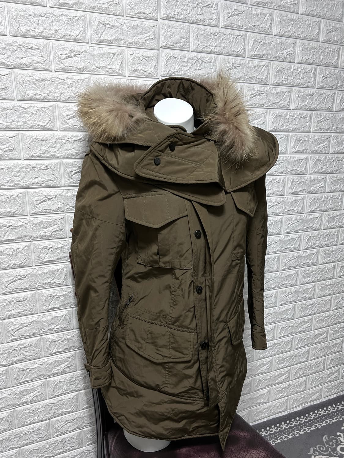 시스템 사무라이 후디드 패딩 자켓 상품이미지1