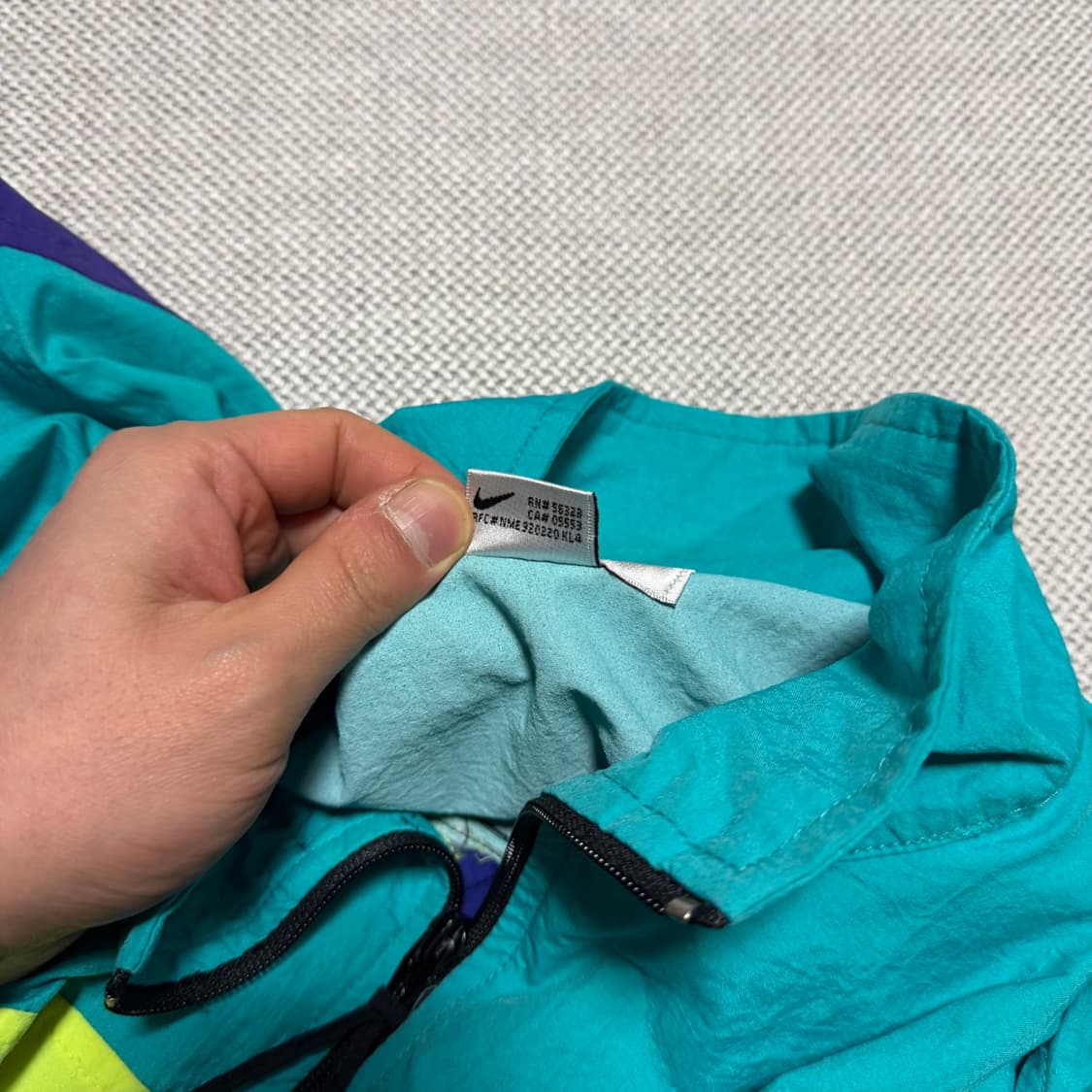 00s 나이키 올드스쿨 빅로고 바람막이 자켓 상품이미지3