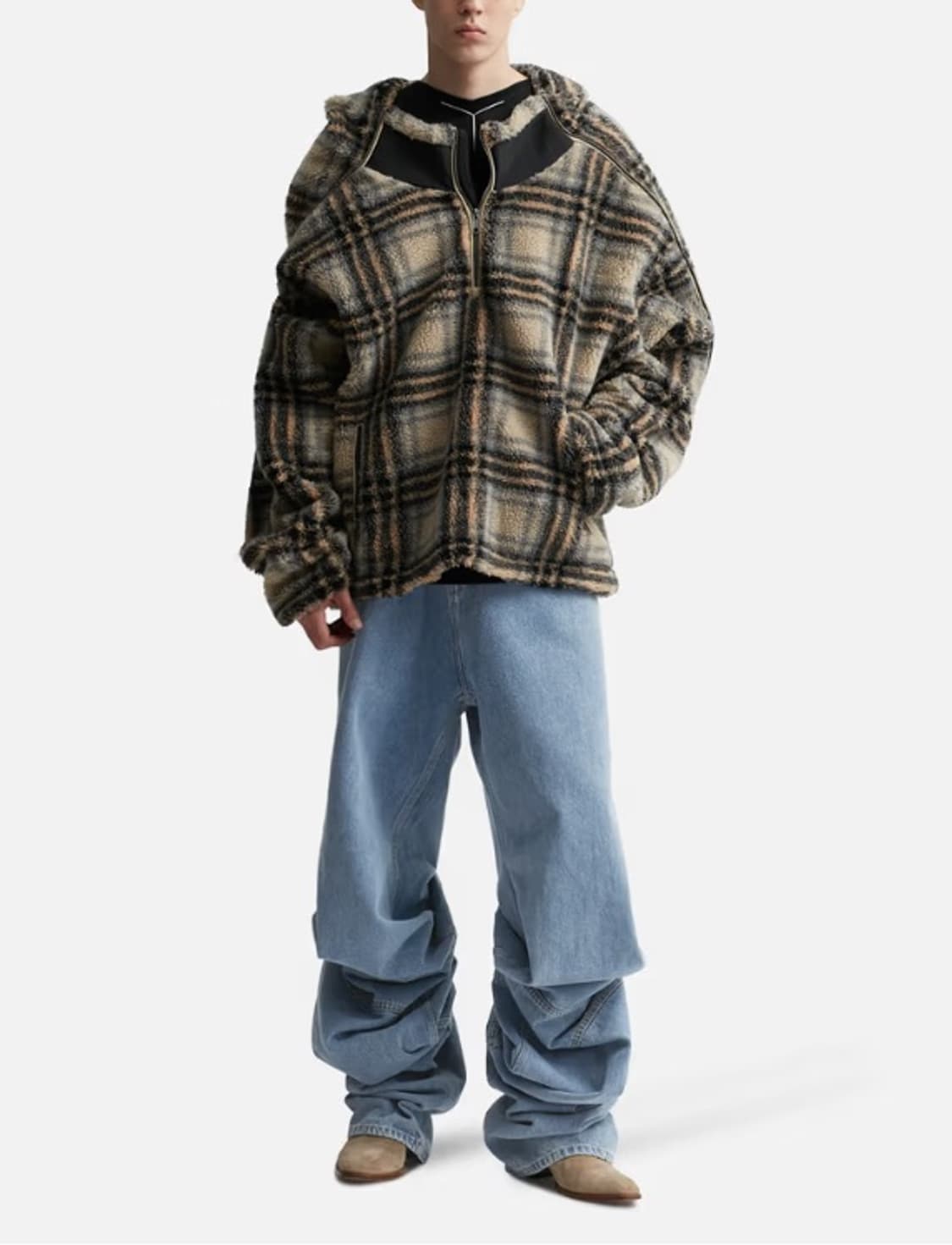 Y-Project Evergreen Draped Cuff Jeans 상품이미지3