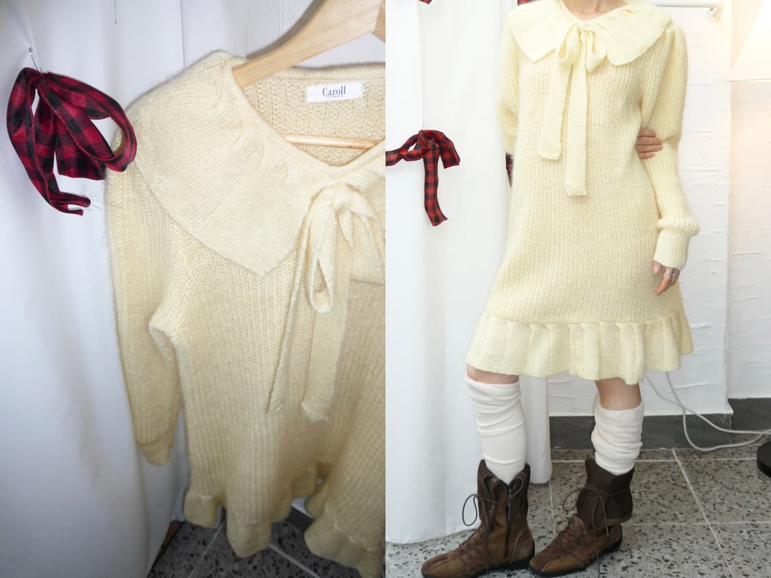 ivory darling knit ops 상품이미지1