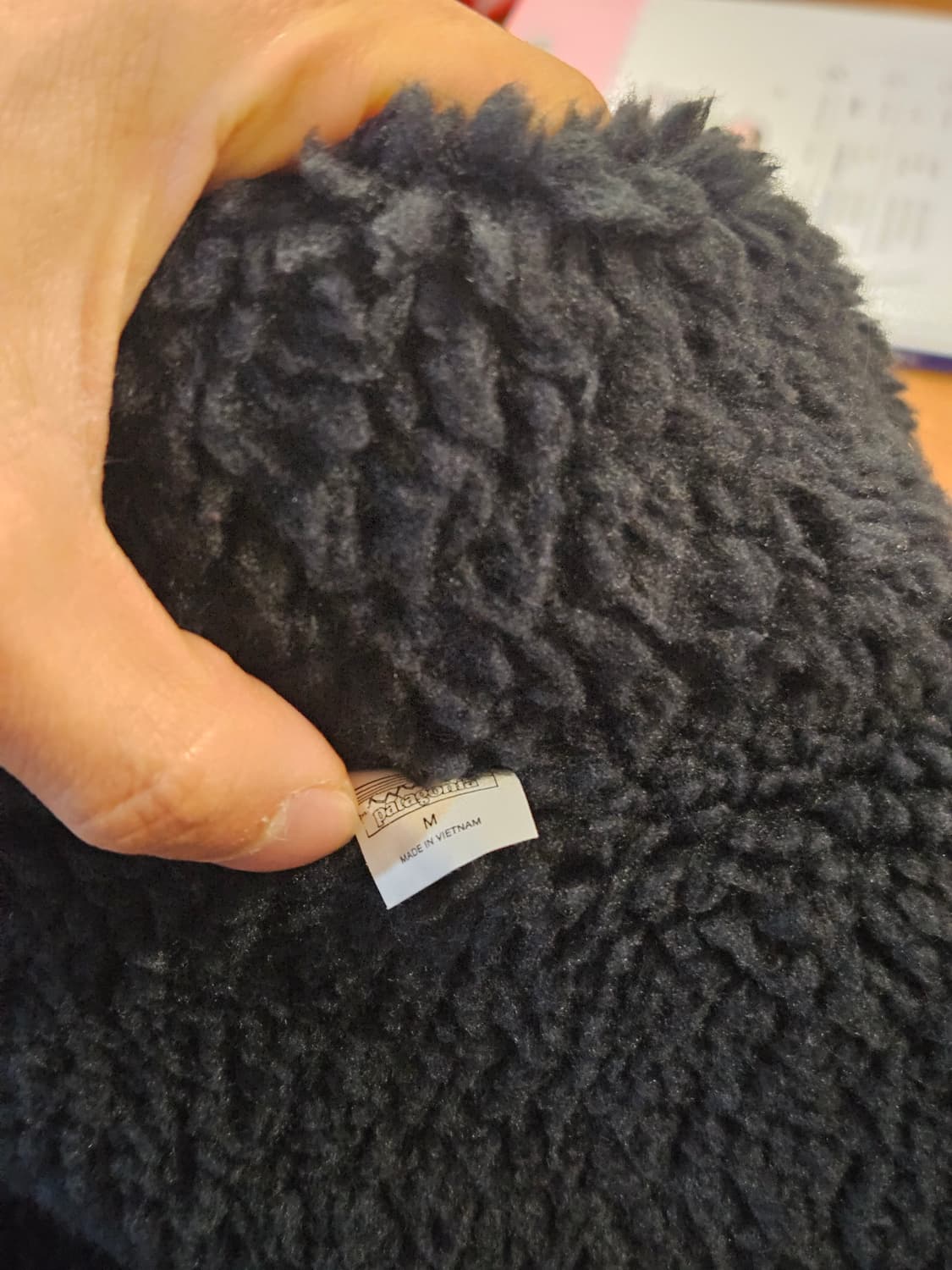 새상품 파타고니아 사일런트 리버시블 양면 양털 다운 패딩 블랙/블루 상품이미지5