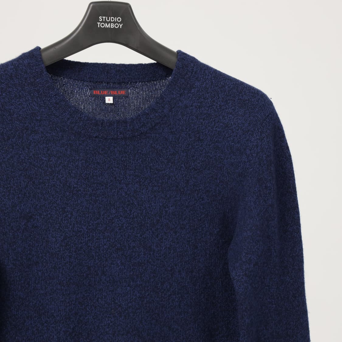 블루블루 포켓 디테일 울 니트 made in japan 상품이미지1