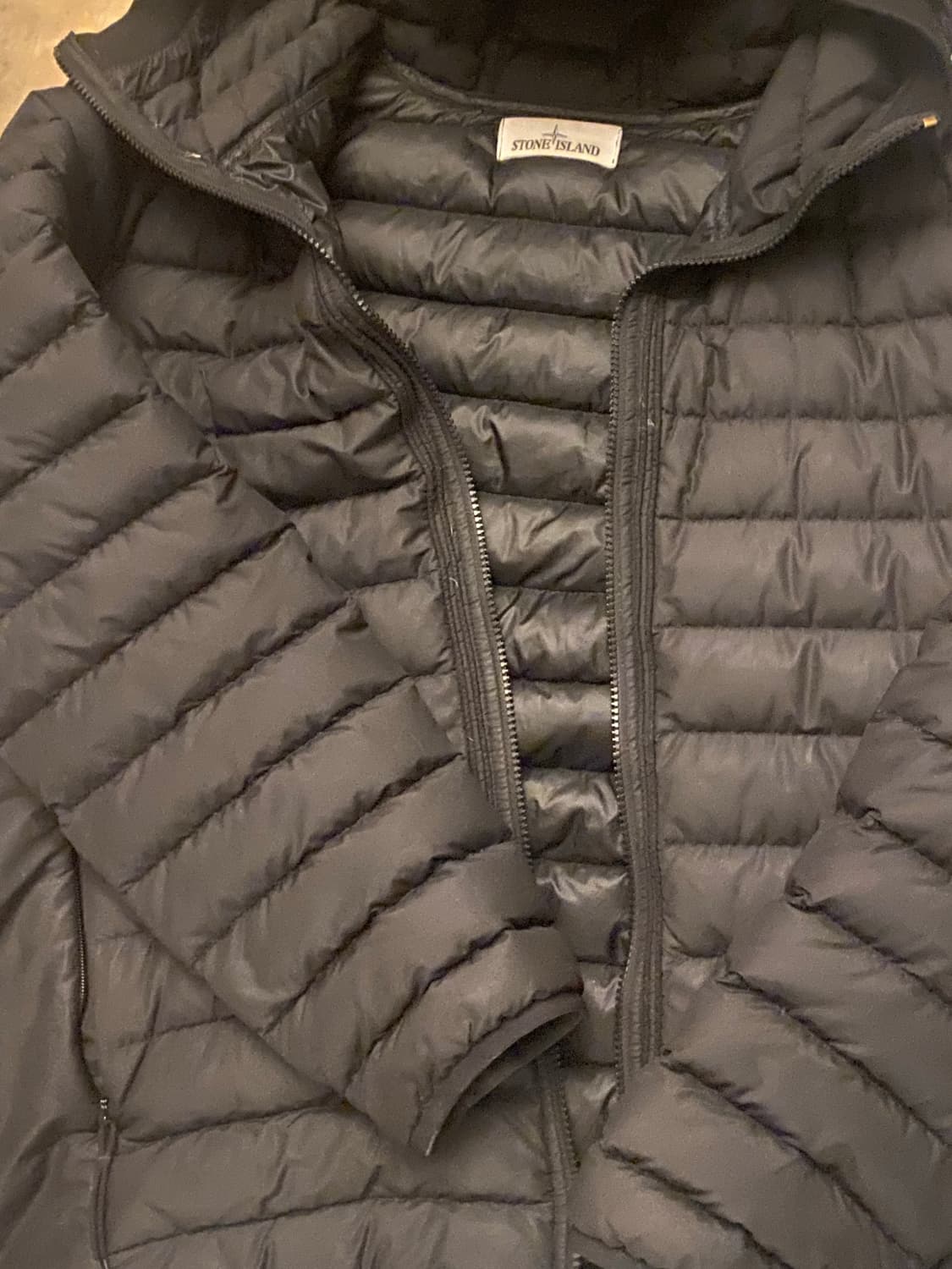 Stone Island 스톤아일랜드 나일론 텔라 후드 경량 패딩 XL 상품이미지4