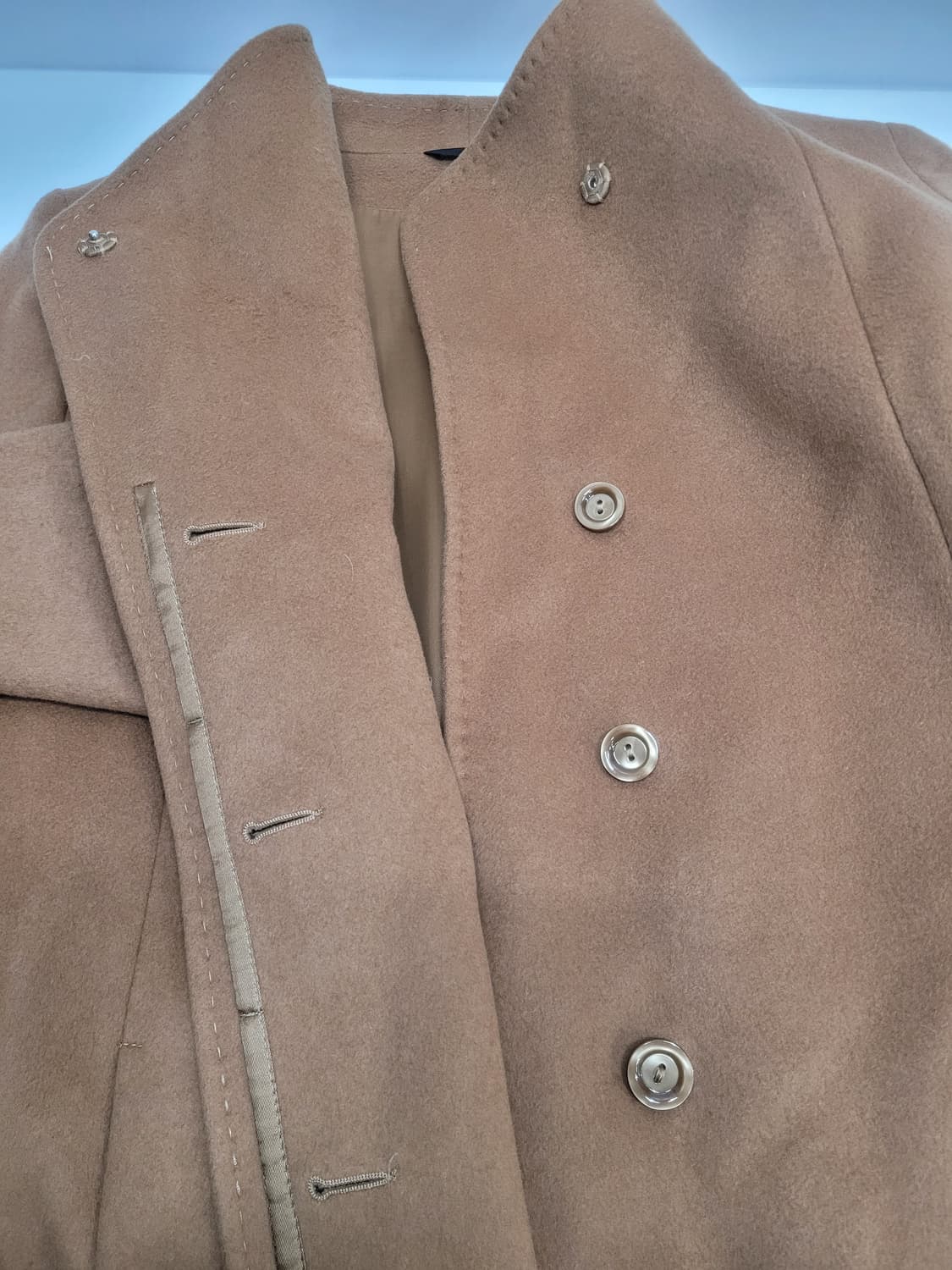 CINZIA ROCCA 신지아로카 캐시미어 코트 / 여 46 카멜
 상품이미지6