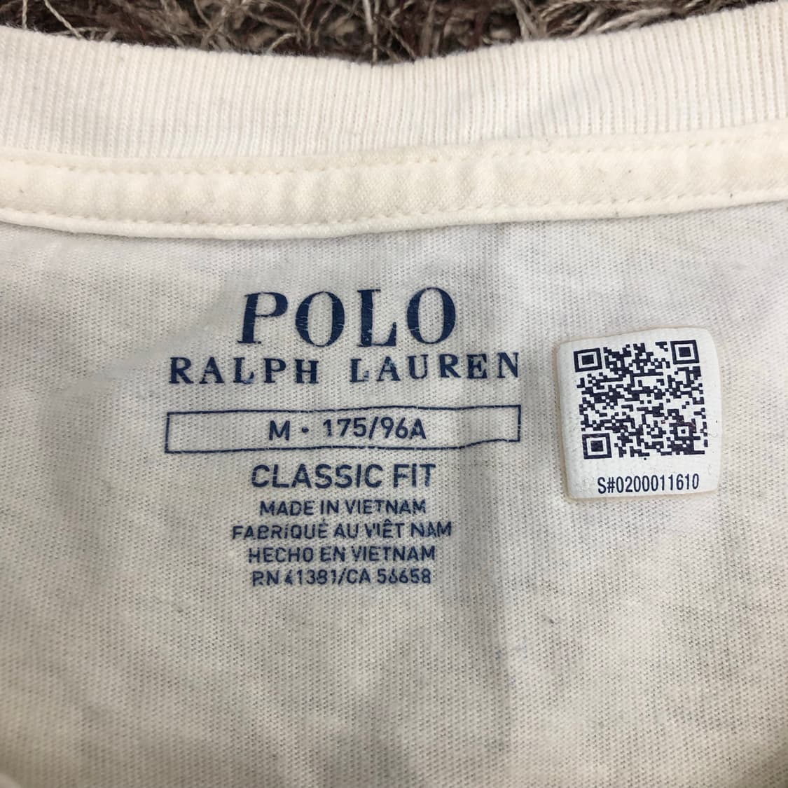 폴로 랄프로렌 화이트 롱슬리브 긴팔 티셔츠 상품이미지4