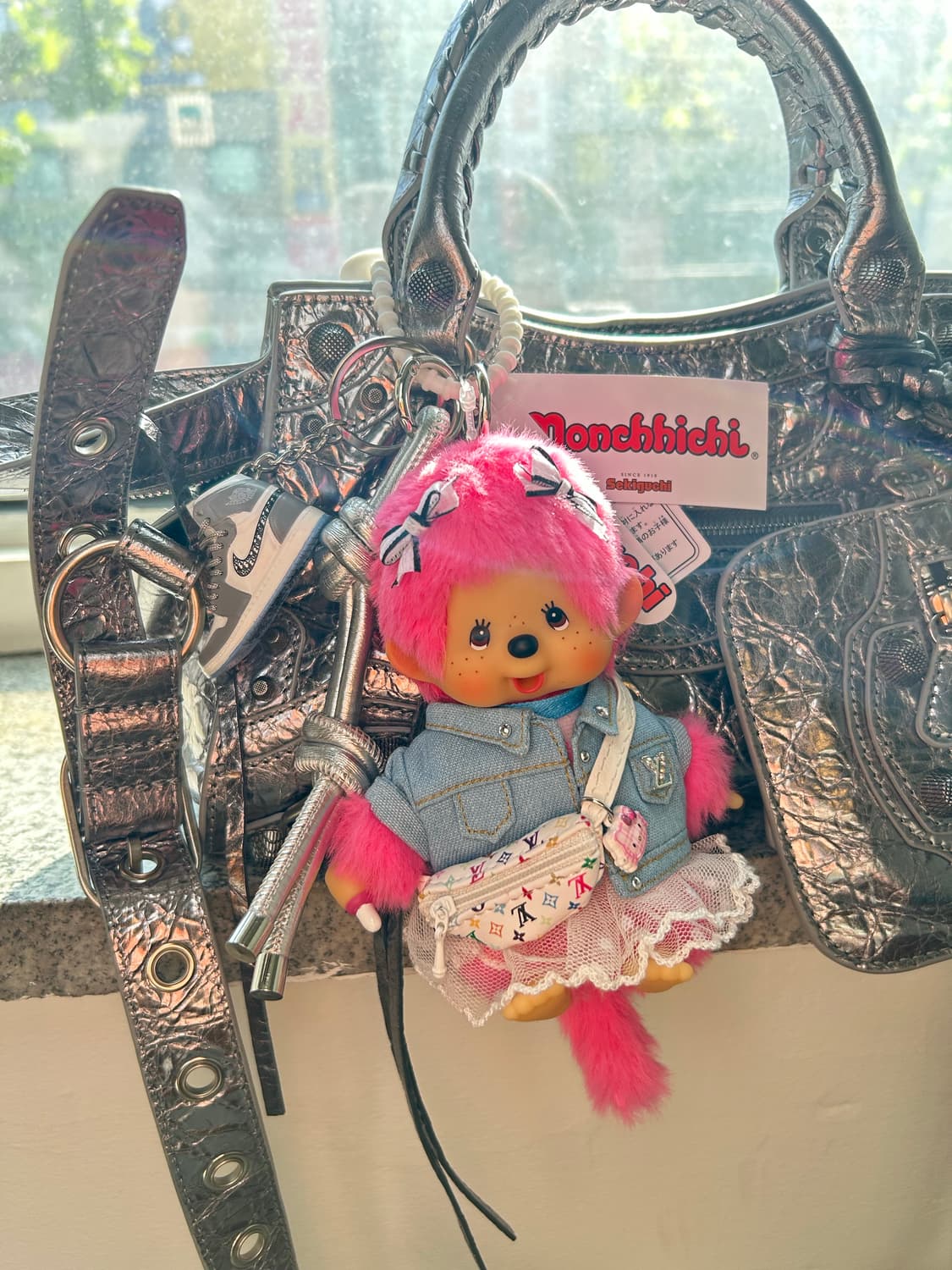 (100)정품몬치치 커스텀키링 💖🐒펑키무드 상품이미지6
