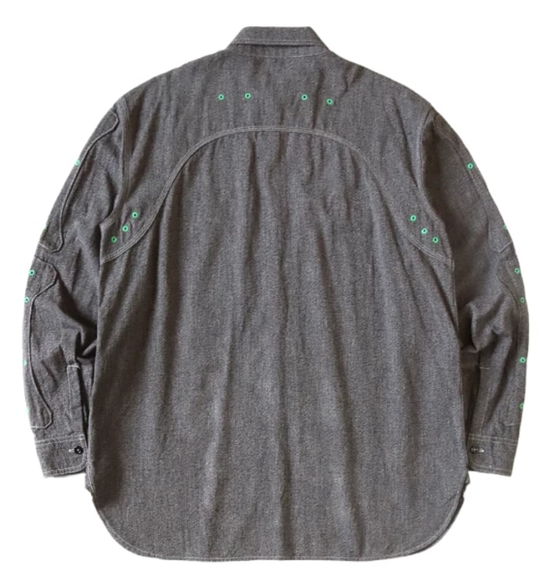 캐피탈 샴브레이 본패치 워크셔츠 4사이즈 상품이미지2