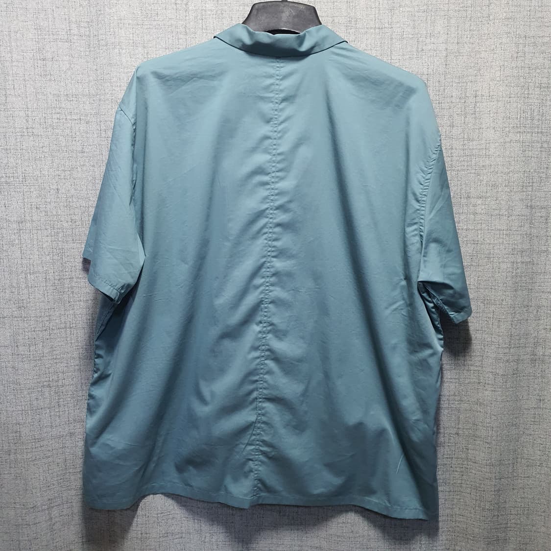 토마스 모어 노치드  반팔 셔츠 헤이즈 블루 L 상품이미지3