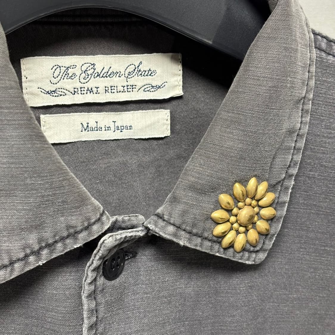 L) 레미릴리프 밀리터리 셔츠 블랙 상품이미지2