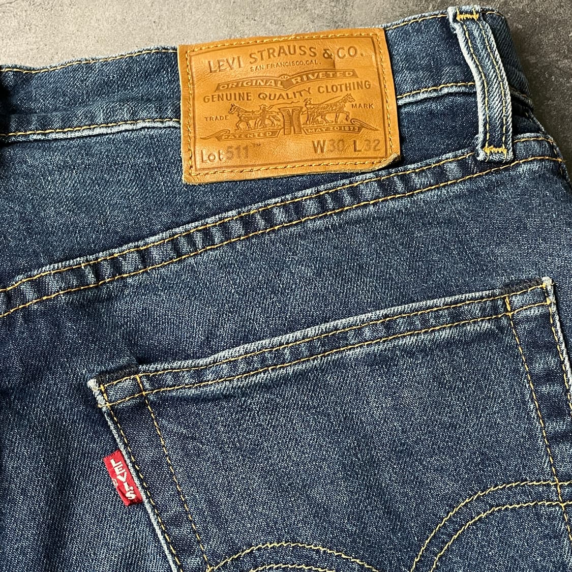 LEVI'S 리바이스511 슬림 스트레이트핏 코튼 데님 팬츠 A00617 상품이미지8