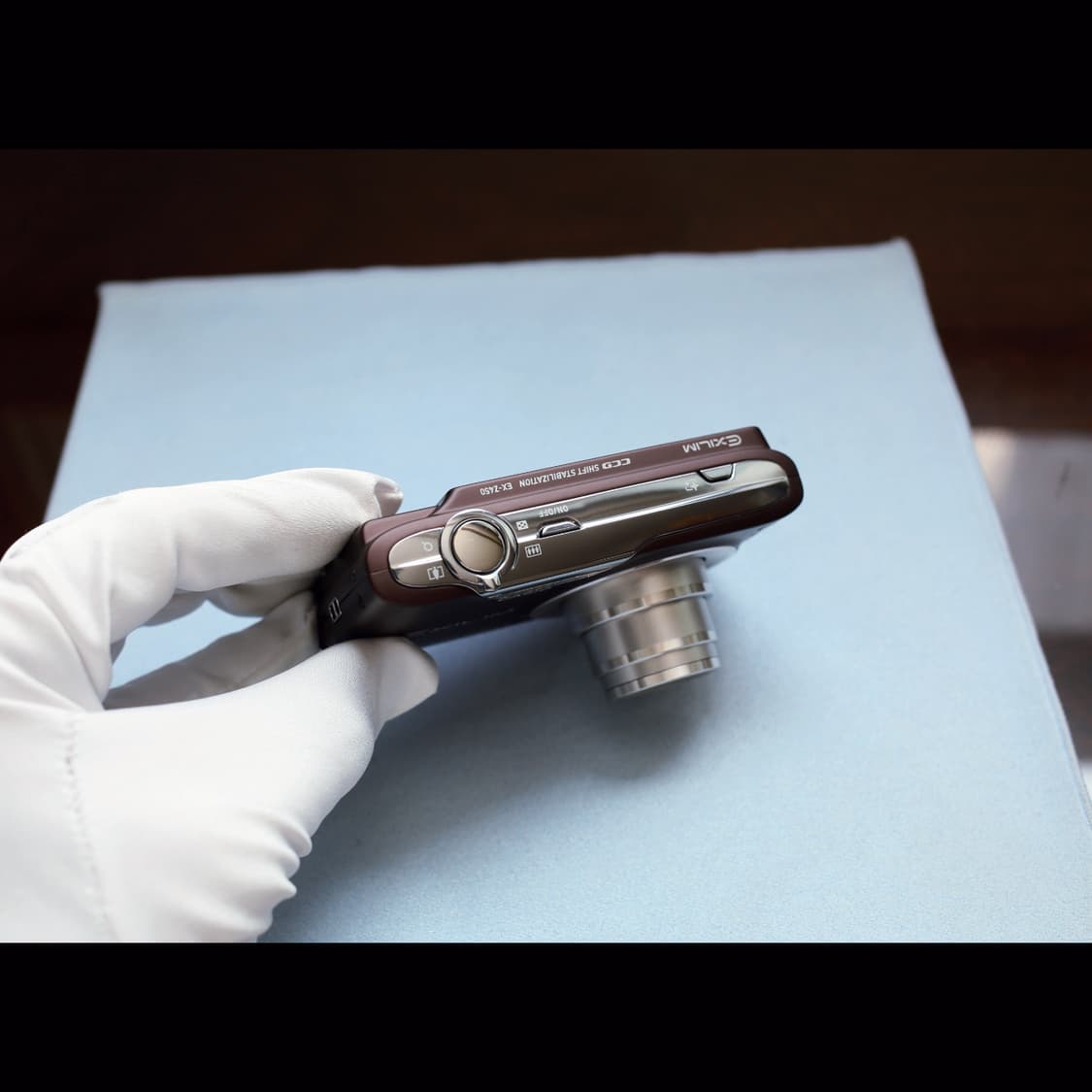 레어<민트급><한글> 카시오 엑슬림 z450 브라운 빈티지 디카 상품이미지3