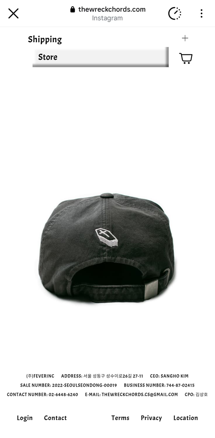 더뤡코즈 LOVE STREET CAP 상품이미지2