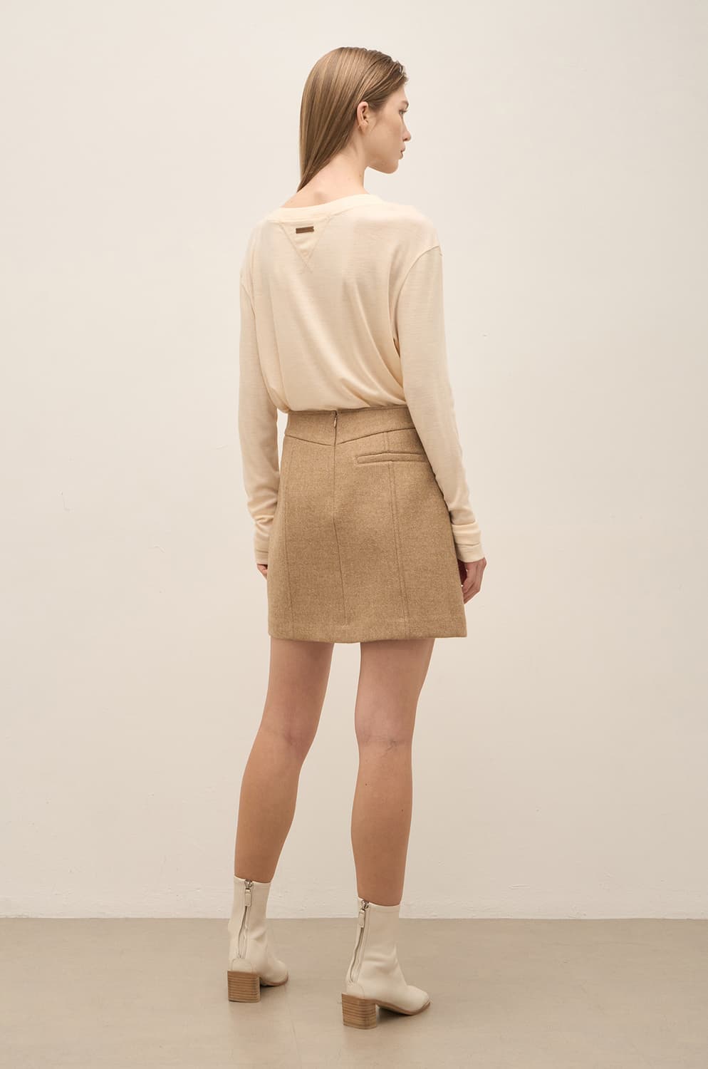 (새상품)시스템 드레이프 티셔츠 상품이미지3