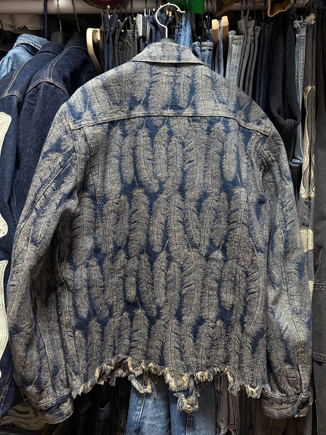 캐피탈 페더 데님 자켓 인디고 3사이즈 상품이미지4