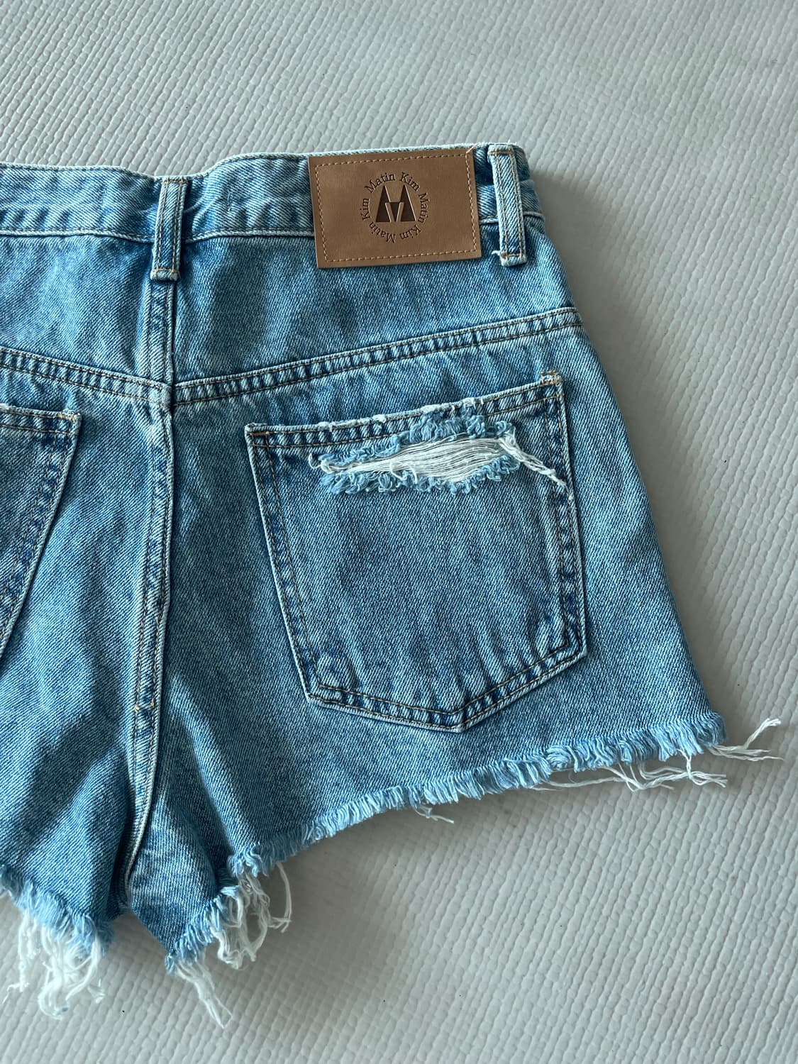 마뗑킴 데님 쇼츠 반바지 상품이미지4