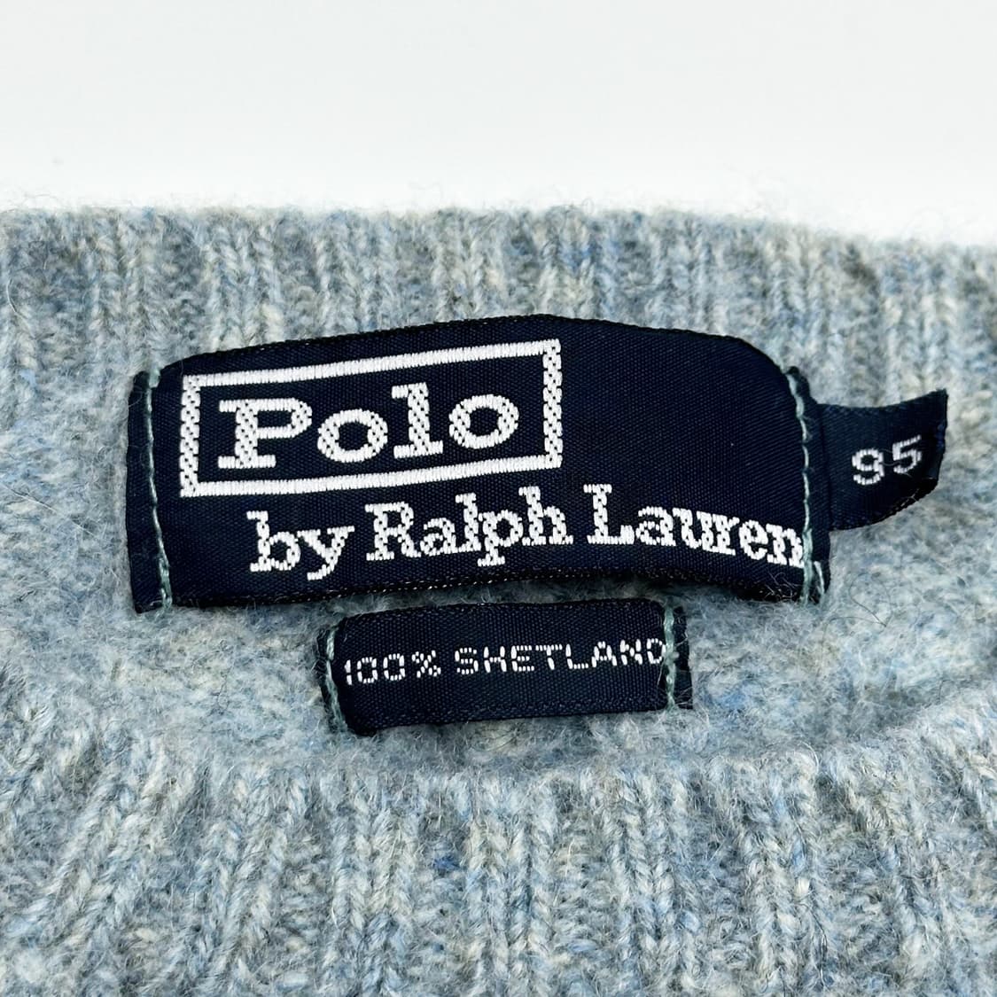 폴로 랄프로렌 클래식 셰틀랜드 울 케이블니트 여성M 상품이미지5