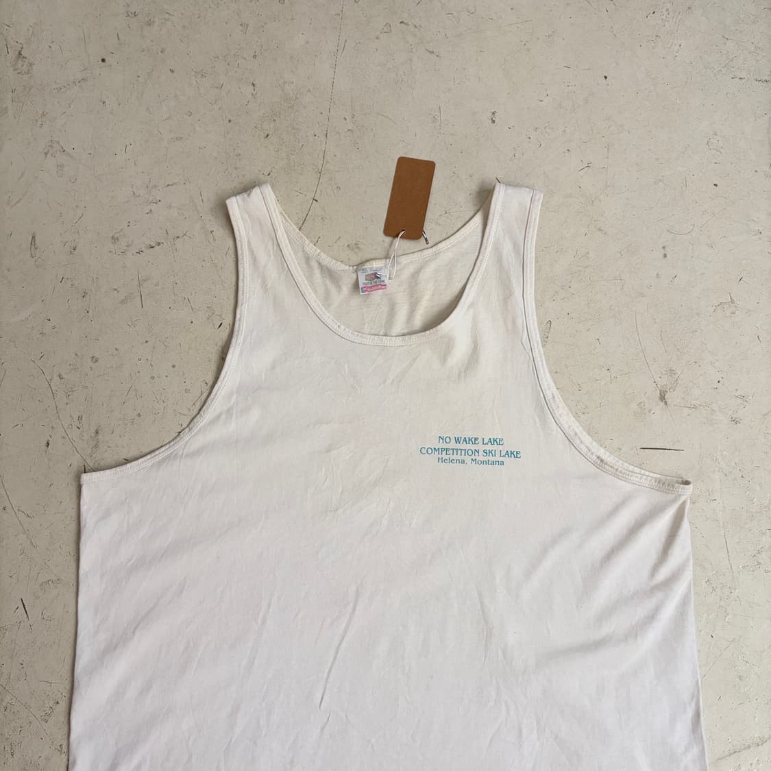 90s USA No Wake Lake 빈티지 슬리브리스 XL 상품이미지3
