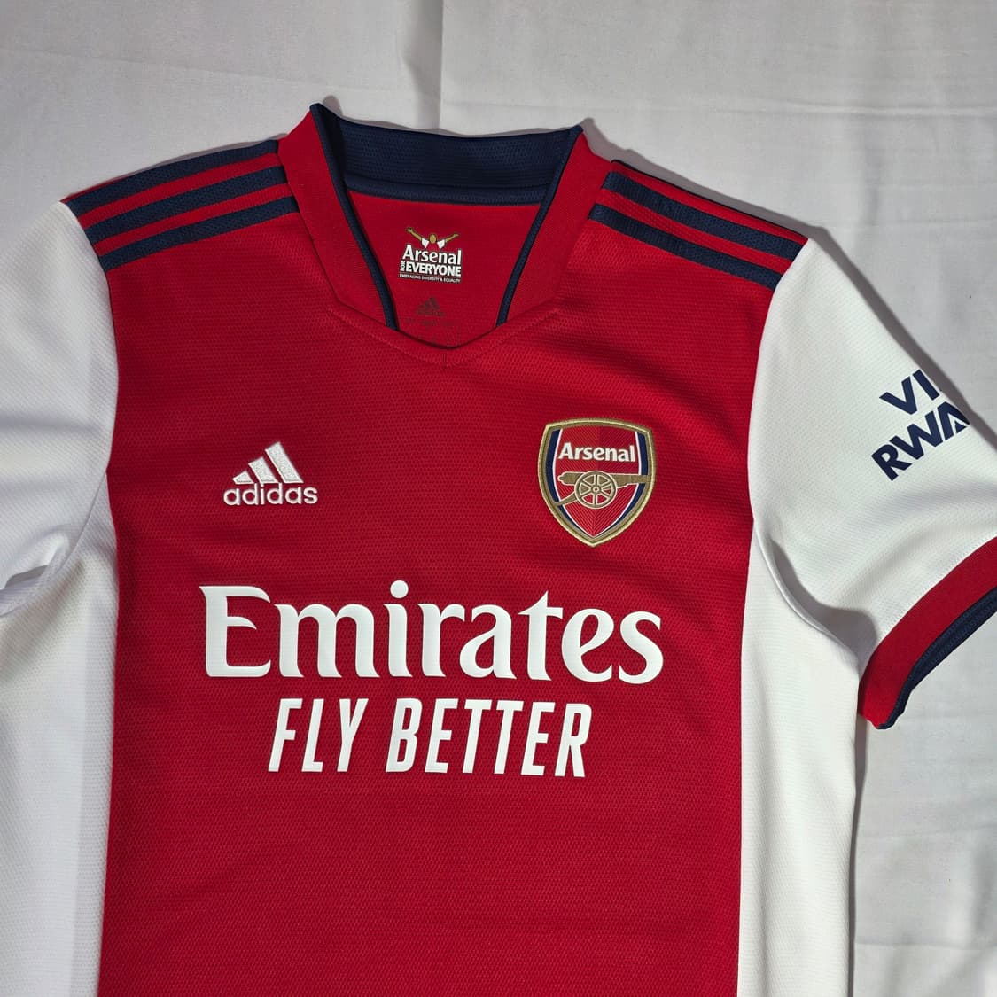 [XL]아디다스 21-22 아스날 축구 노마킹 유니폼 져지 반팔 상품이미지3