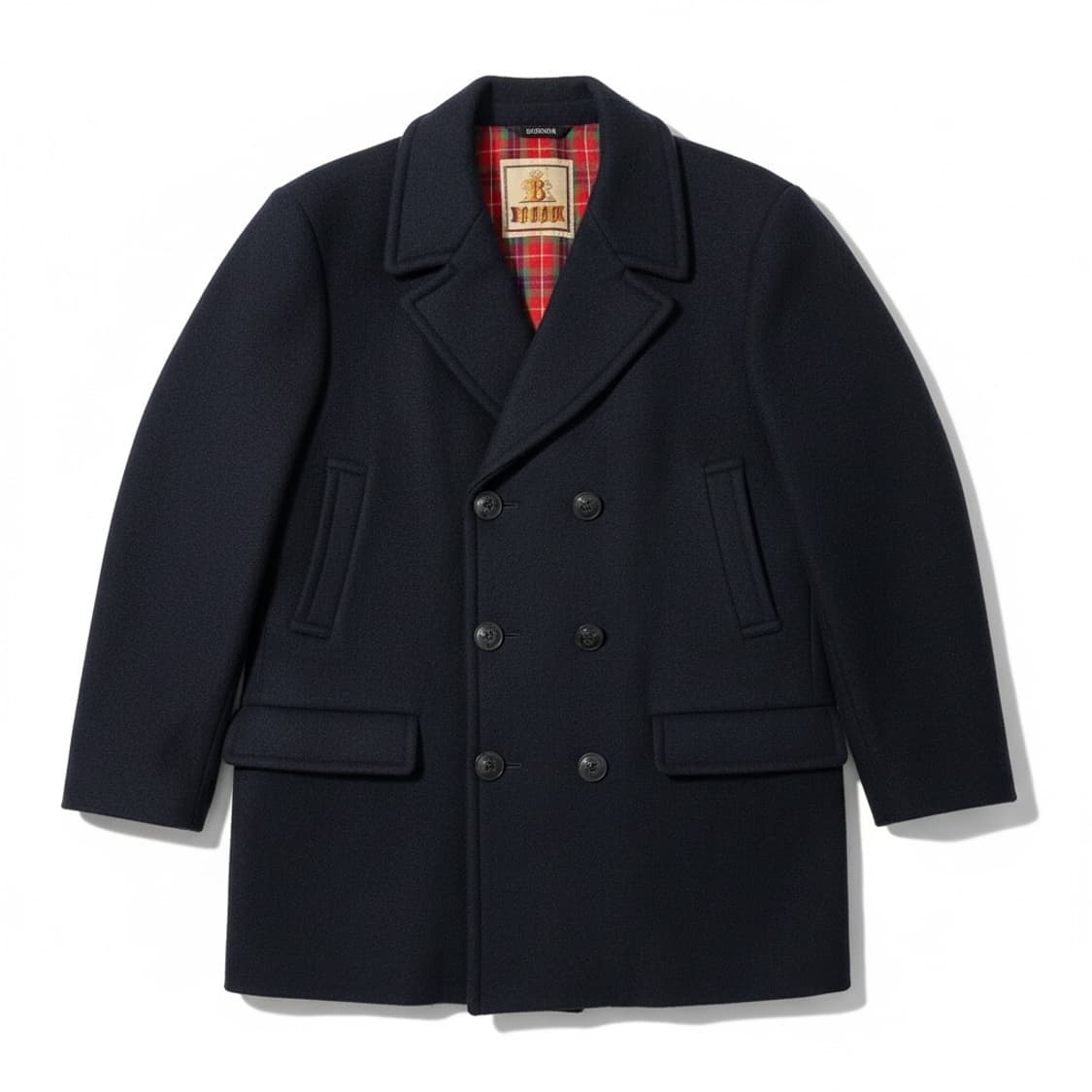 바라쿠타 네이비 울 더블 피코트 상품이미지1