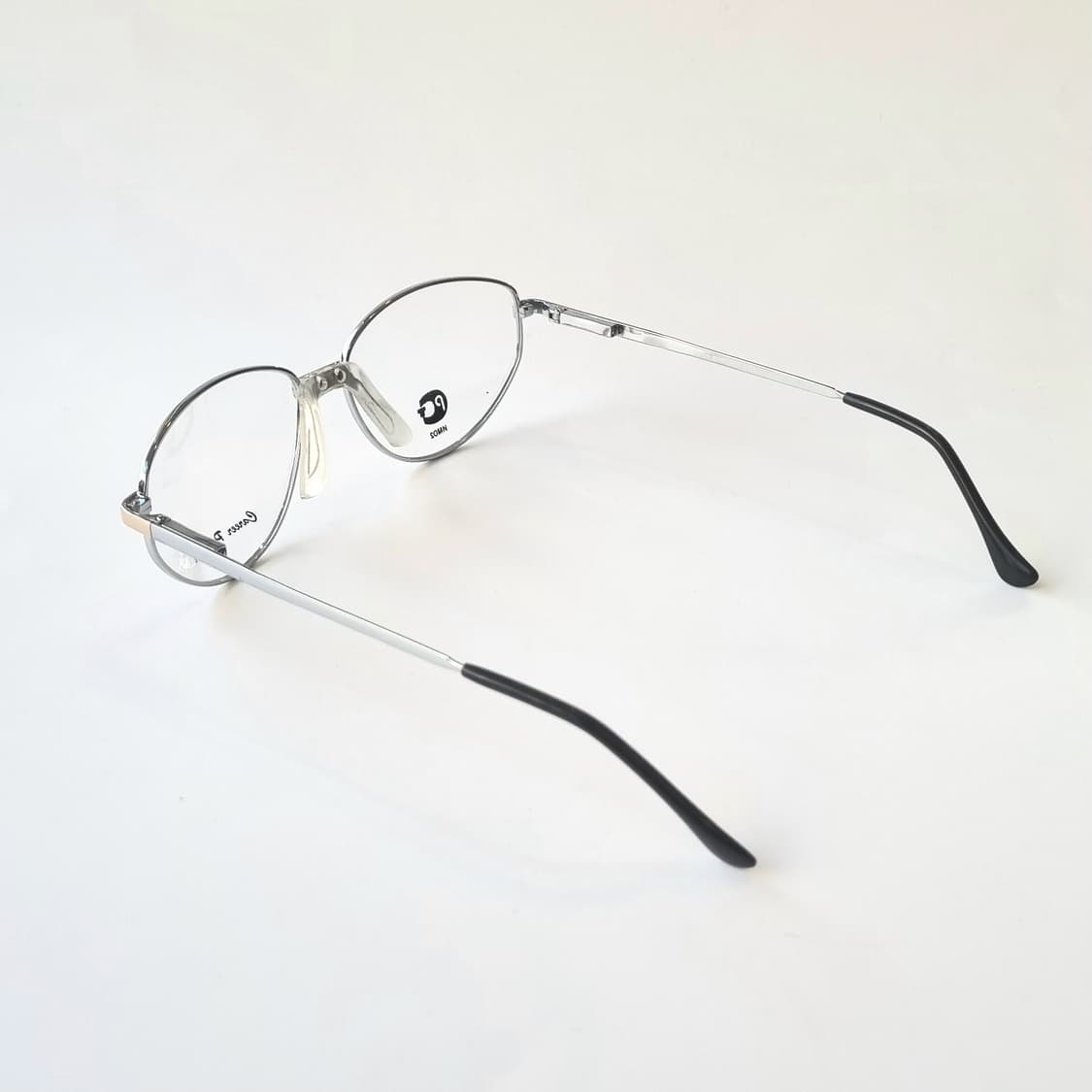 데드스탁 유럽 빈티지  실 버 오벌 빅사이즈 안경테 119 상품이미지6