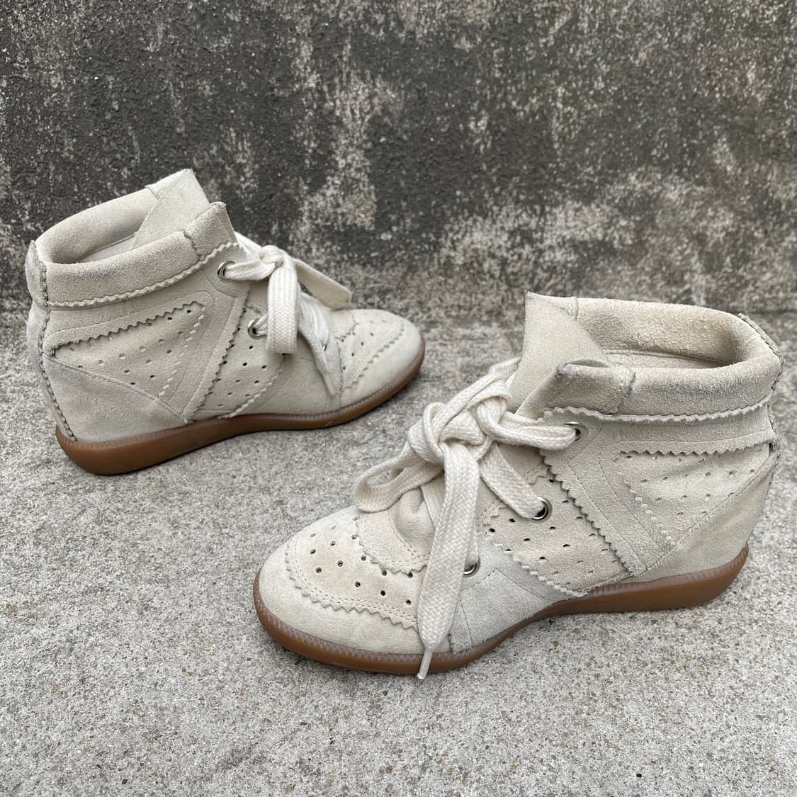 [36] Isabel Marant 스웨이드 웨지힐 스니커즈 (230) 상품이미지2