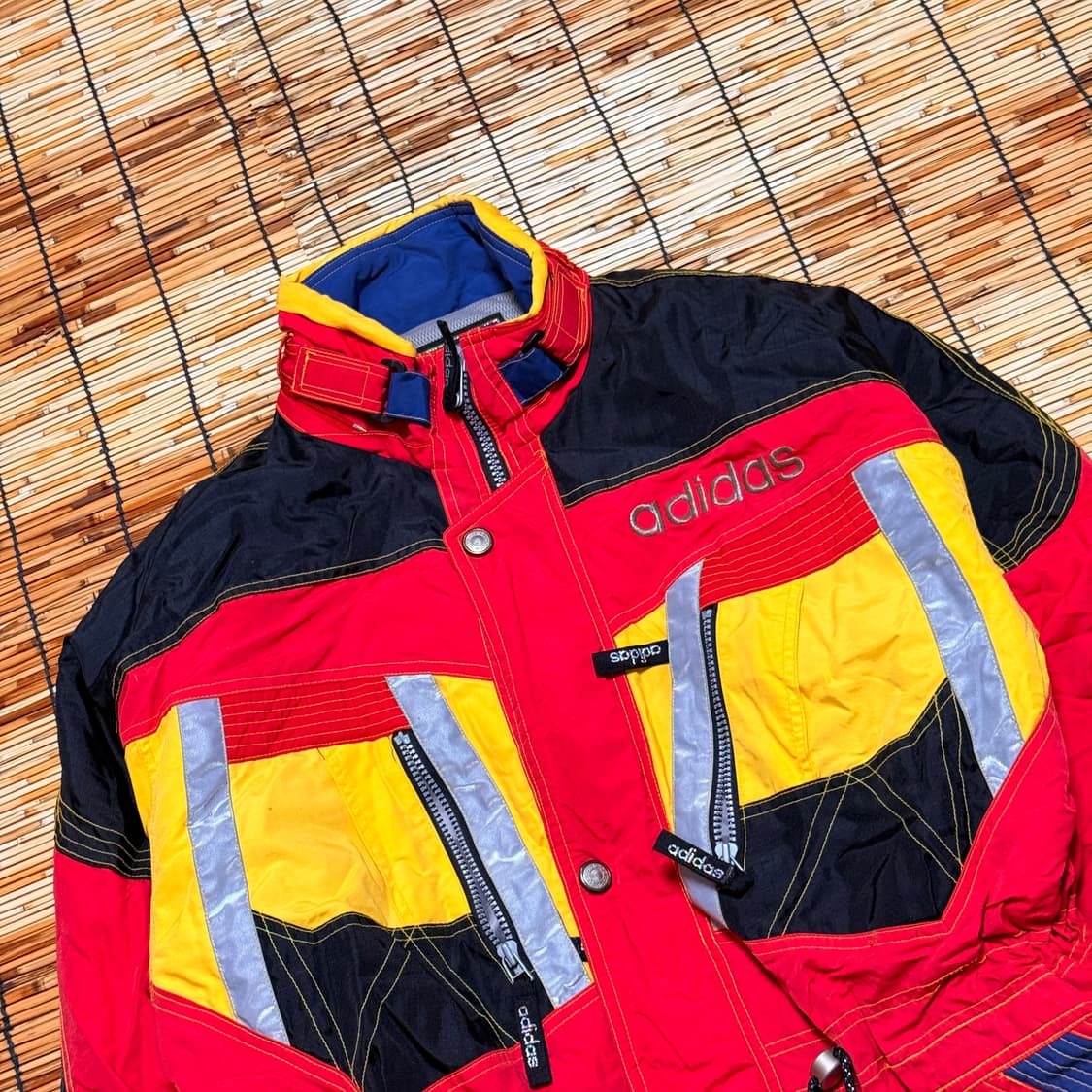 90s 아디다스 멀티컬러 건담 스키 자켓 XL 상품이미지3