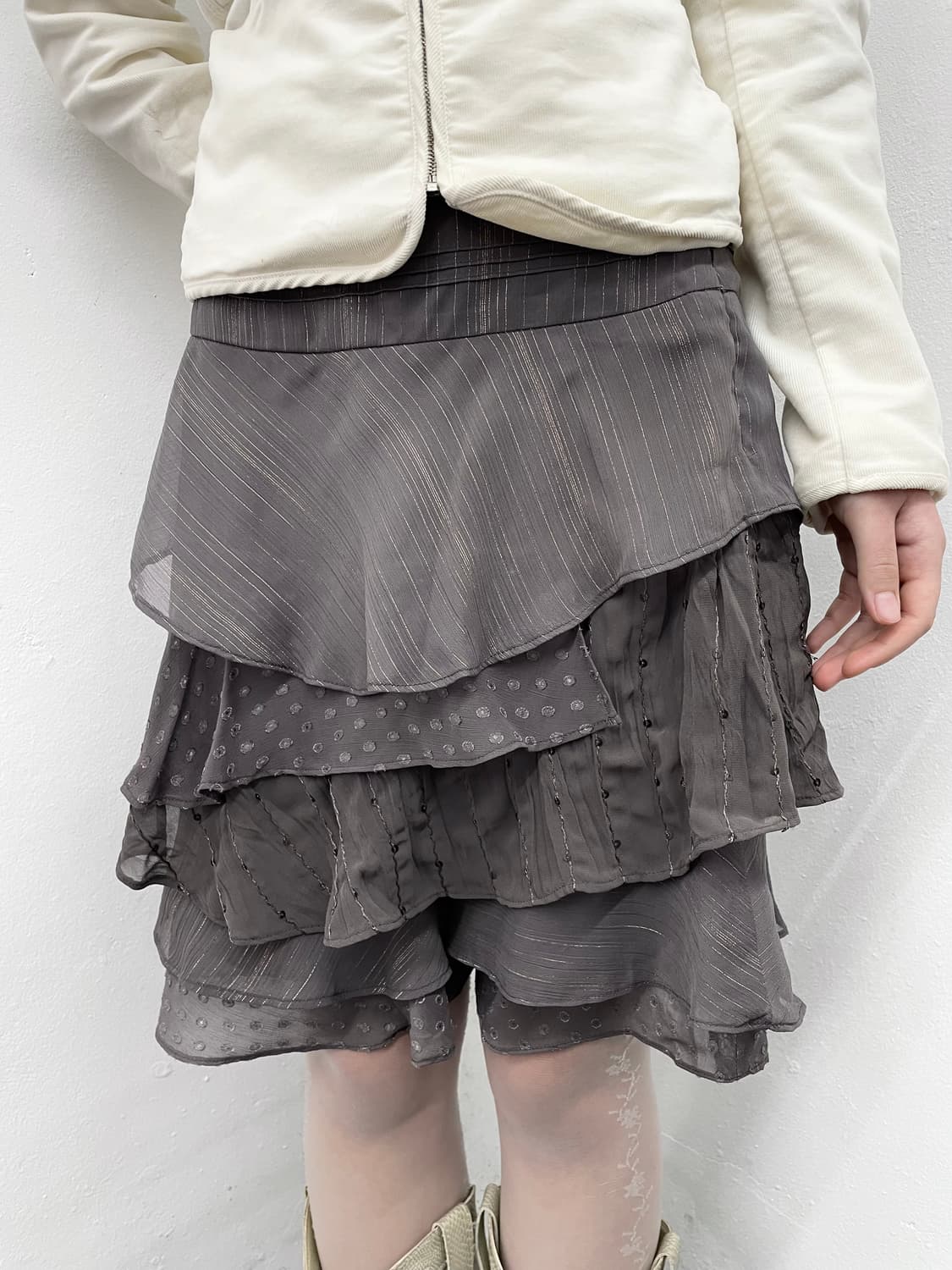 페어리 캉캉 디테일 스커트 상품이미지3