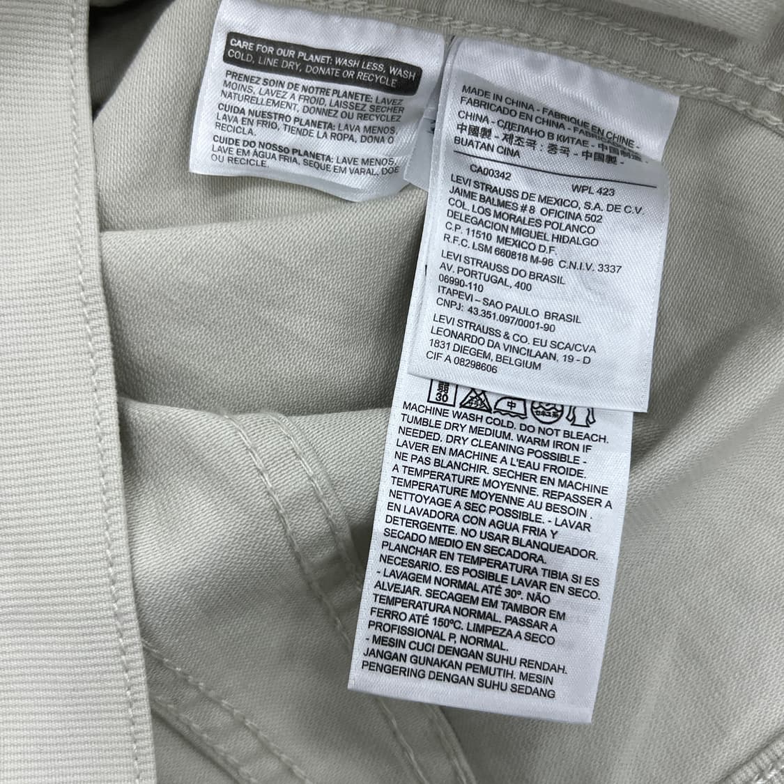 Levis 리바이스 크림 트러커 자켓 L 상품이미지6