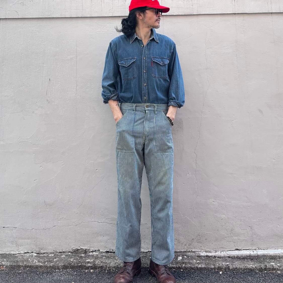 미국 폴리모포스 히코리 워크 팬츠 상품이미지1