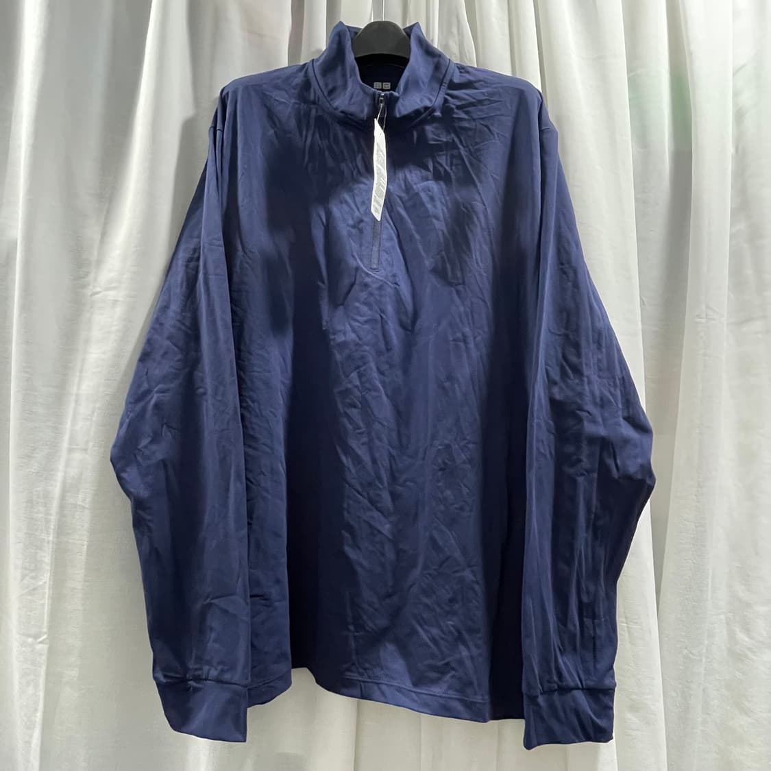 유니클로/ 드라이엑스 UV 프로텍션 하프집 티셔츠/ XL 상품이미지1