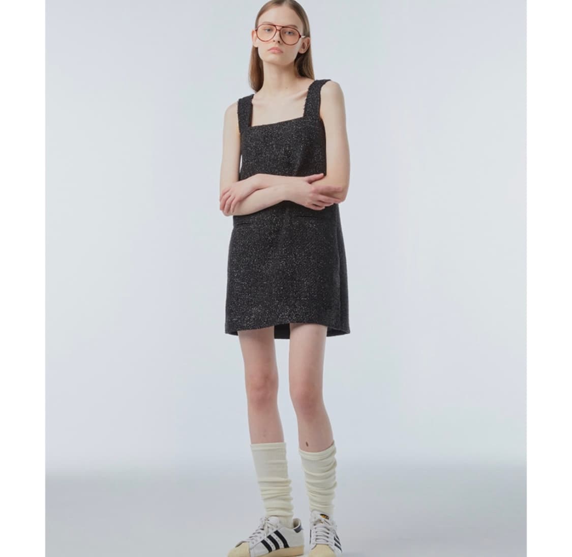 인스턴트펑크 트위드 미니 원피스 상품이미지2