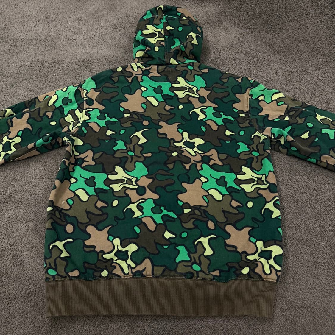 [정품/M] 00s 아디다스 세이프티 카모 트랙 후드자켓 상품이미지4