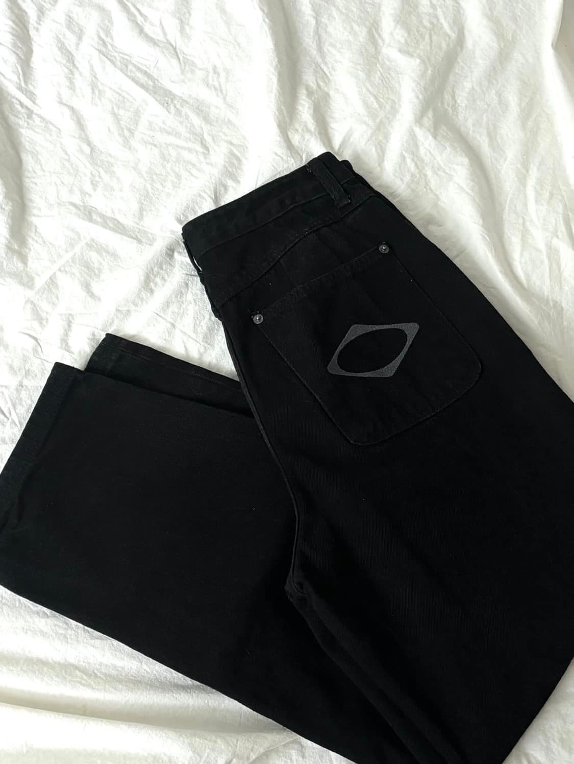 미스치프 Rhombus Slouchy Washed Jeans 상품이미지3