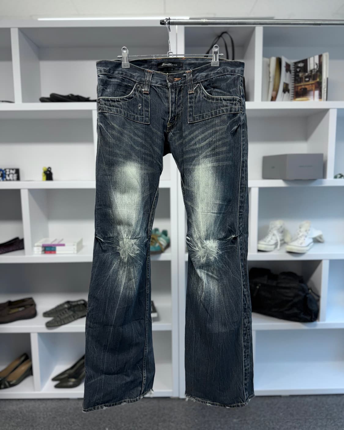 빈티지 부츠컷 데님 팸츠 상품이미지1