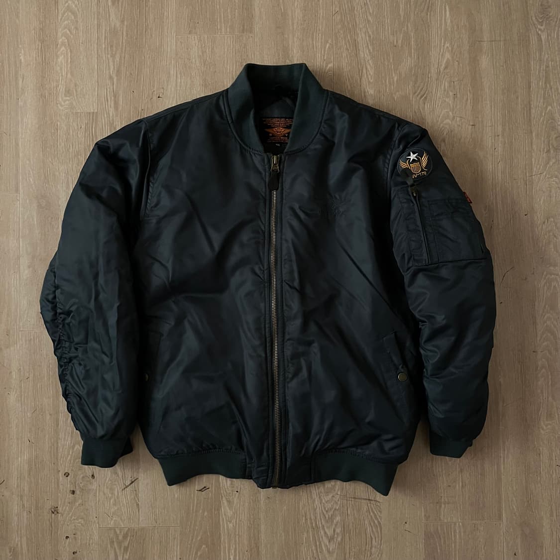 CAPTAIN WEVIC 봄버 플라이트 MA-1 항공점퍼 XXL/110 상품이미지1