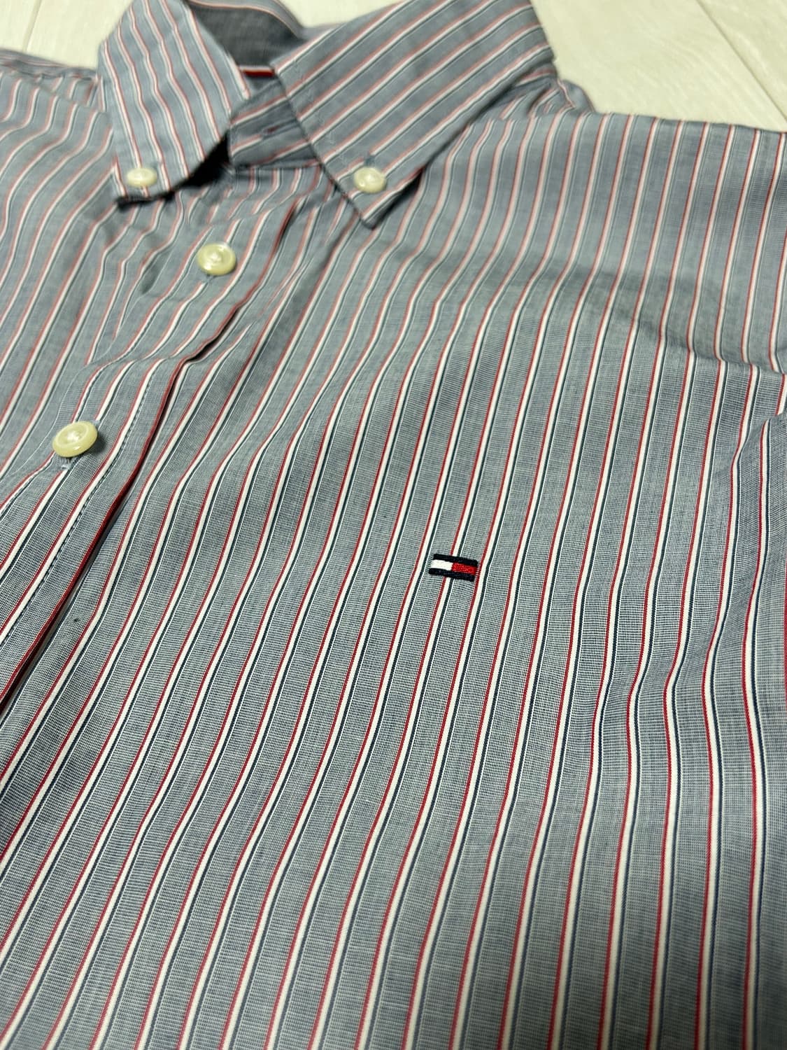 타미힐피거 스트라이프 셔츠 m size 상품이미지3