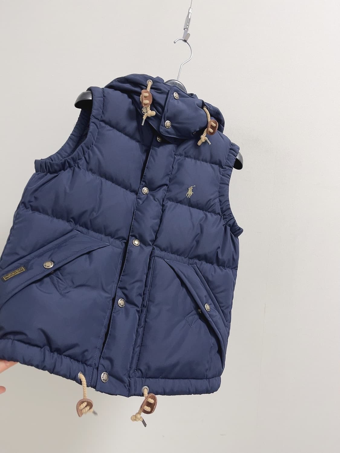 폴로 랄프로렌 네이비 베스트 다운 패딩 상품이미지5