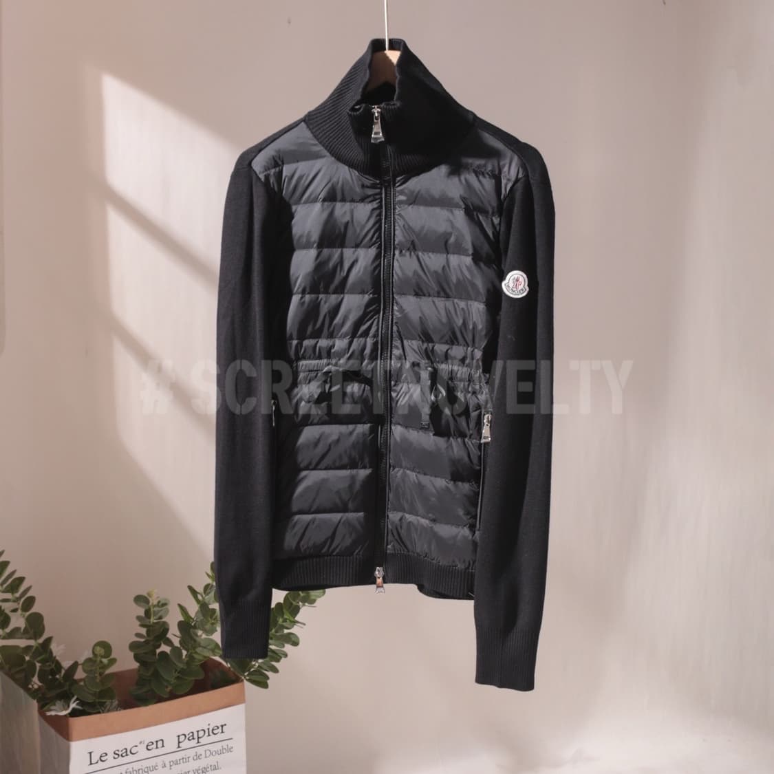 몽끌레어 여성 집엎 자켓 블랙 상품이미지3