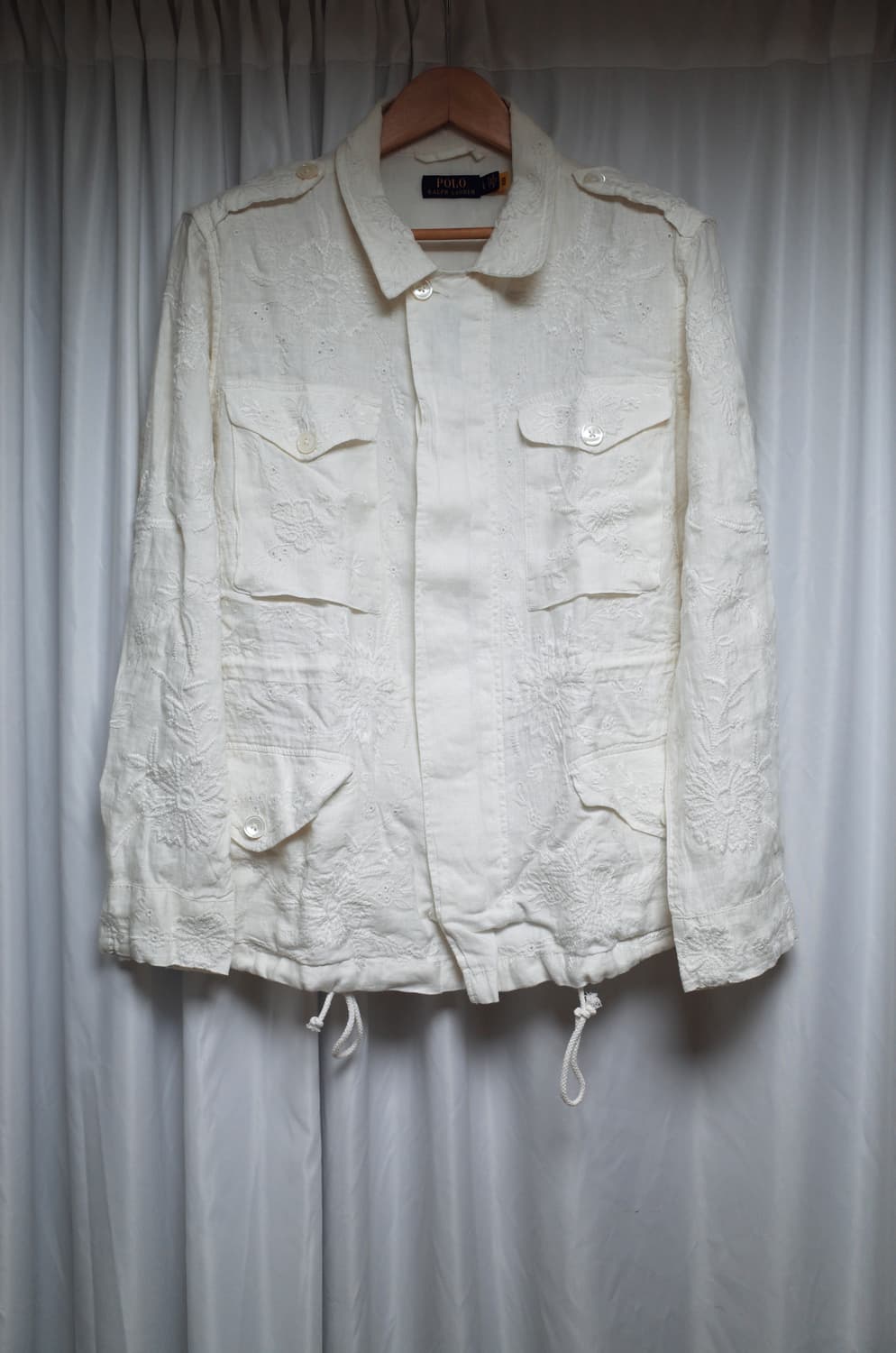 폴로 랄프로렌 리넨 자수 m65 필드자켓 상품이미지1