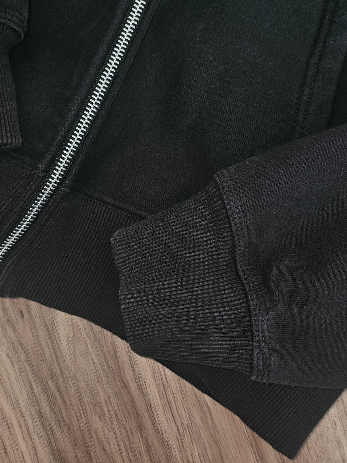 [정품/S] 스투시 후드집업 블랙  상품이미지2